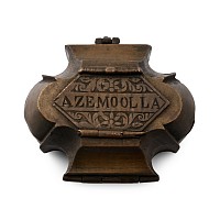 Copper-alloy Betel Nut Supari Box with AZEMOOLLA
