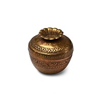 Copper-Alloy Lidded Container