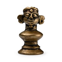 Copper-alloy Goddess Gauri Head