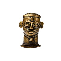 Copper-alloy Shiva Mukhalinga