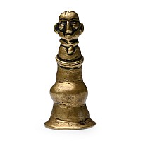 Copper-alloy Goddess Gauri Head
