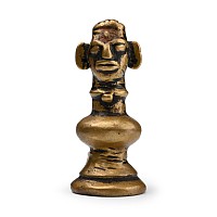 Copper-alloy Goddess Gauri Head