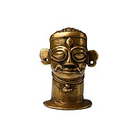 Copper-alloy Shiva Mukhalinga