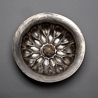 Achaemenid Silver Phiale with Central Rosette