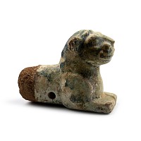 Ziwiye Faience Lion Figurine