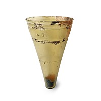 Large Late Roman Glass Lamp or Beaker