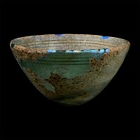 Hellenistic Pale Green Glass Bowl