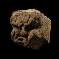 Medieval Limestone 'The Wind' Gargoyle