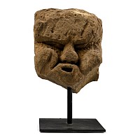 Medieval Limestone 'The Wind' Gargoyle