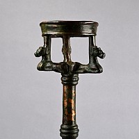 Large Mesopotamian Bronze Torch Bearer