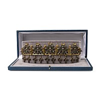 Silver-Gilt Tiara with Diamonds