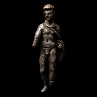 Roman Silver-Gilt Statuette of Mercury