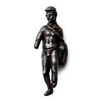 Roman Silver-Gilt Statuette of Mercury