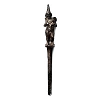 Roman Silver-Gilt Pin with Nude Cupid Holding Bee
