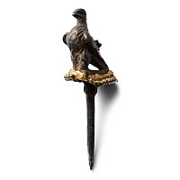 Roman Silver and Gold Pin with Eagle of Zeus