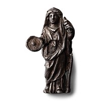 Roman Silver Statuette of Cybele