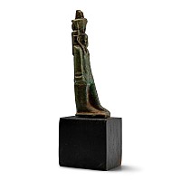 Egyptian Faience Figure of Nefertum