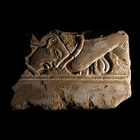 Egyptian Amarna Sandstone Relief Fragment