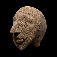 Old Babylonian Terracotta Head of a Demon