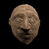 Old Babylonian Terracotta Head of a Demon