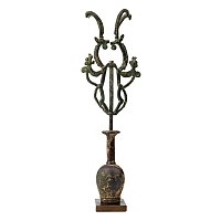 Western Asiatic Bronze Finial with Animals