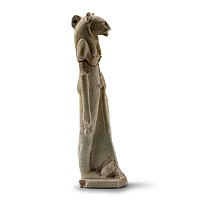 Large Egyptian Faience Figure of Sekhmet