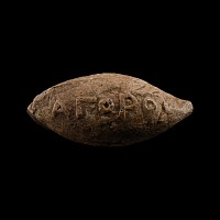 Greek Slingshot with Inscription