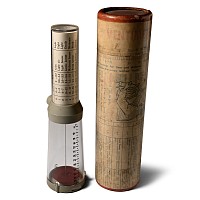 British Nautical Wind Speed Ventimeter in Tube