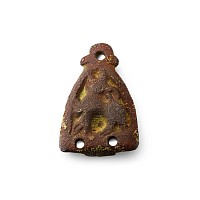 Anglo-Scandinavian Viking Bronze Howling Beast Stirrup Apex Mount