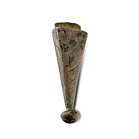Medieval Bronze Dagger Chape