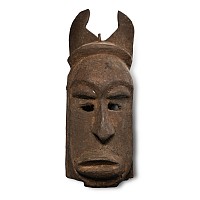 African Wooden Ceremonial Face Mask