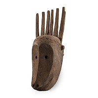 African Wooden Ceremonial Face Mask