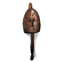 African Wooden Ceremonial Face Mask