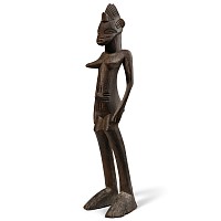 African Wooden Ancestor Figure