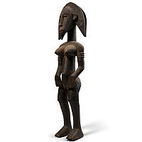 African Wooden Ancestor Figure