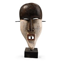 African Wooden Ceremonial Face Mask