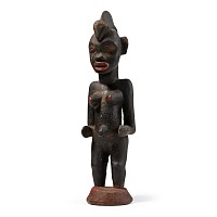 African Wooden Tugubele Figure