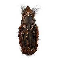 New Guinea Wooden House Mask