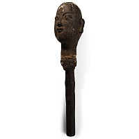 Indonesian Tau Tau Funerary Wooden Head
