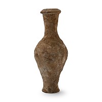 Hellenistic Terracotta Spindle Flask