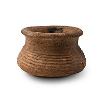 Thai Basket-Shaped Terracotta Cooking Jar