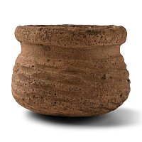 Thai Basket-Shaped Terracotta Pot