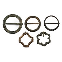 Medieval Bronze Ring Brooch Collection