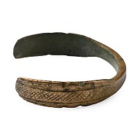 Medieval Bronze Decorated Bracelet