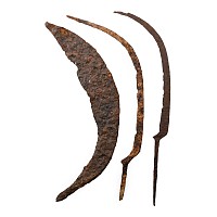 Medieval Iron Scythe Group