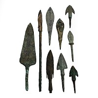 Greek and Other Bronze Arrowhead Collection