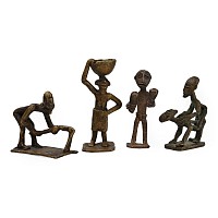 Ashanti Bronze Gold Figural Weight Collection