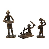 African Ashanti Bronze Figural Gold Weight Collection
