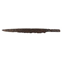 Medieval Iron Single-Edged Dagger