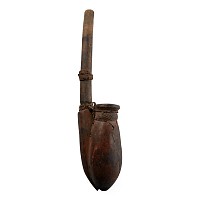 Central African Clay Smoking Pipe